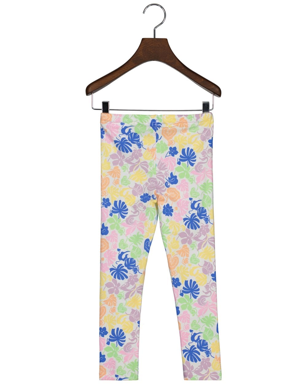 Girls Tropical Print Jersey Leggings