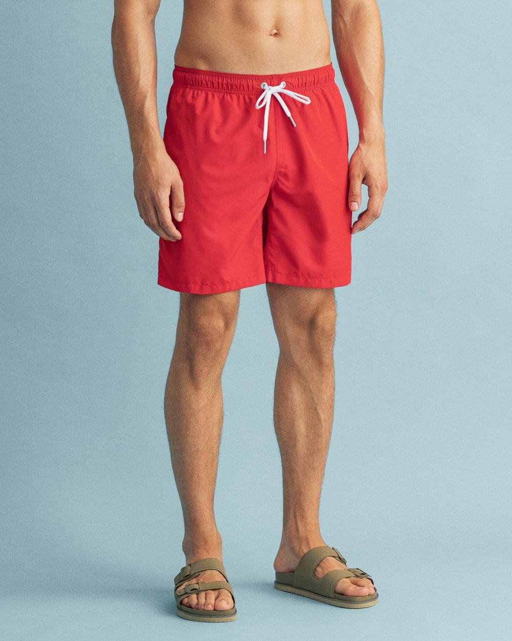 Long Cut Lightweight Logo Swim Shorts