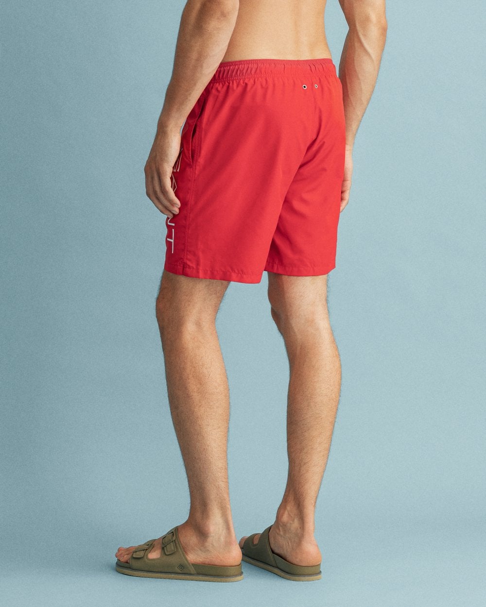 Long Cut Lightweight Logo Swim Shorts