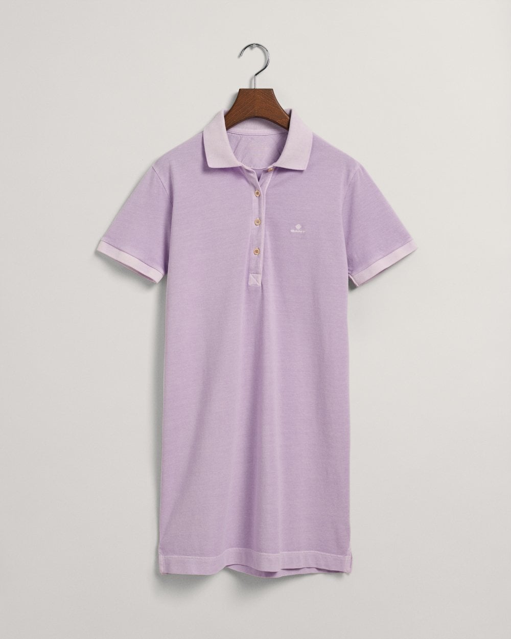 Sunfaded Pique Polo Dress