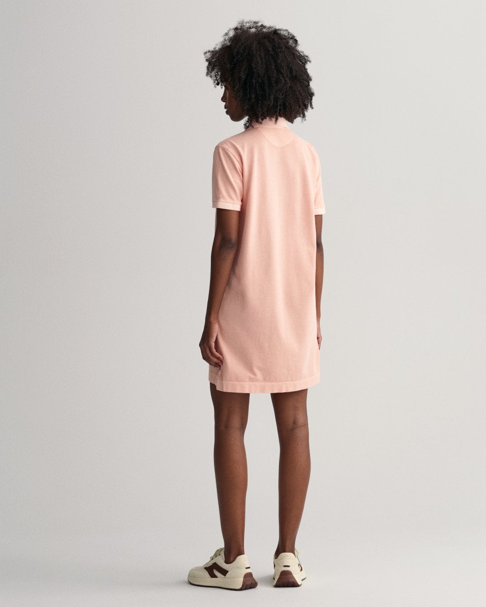 Sunfaded Pique Polo Dress