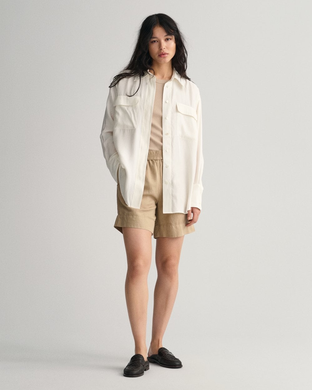 Relaxed Fit Flap Pocket Shirt