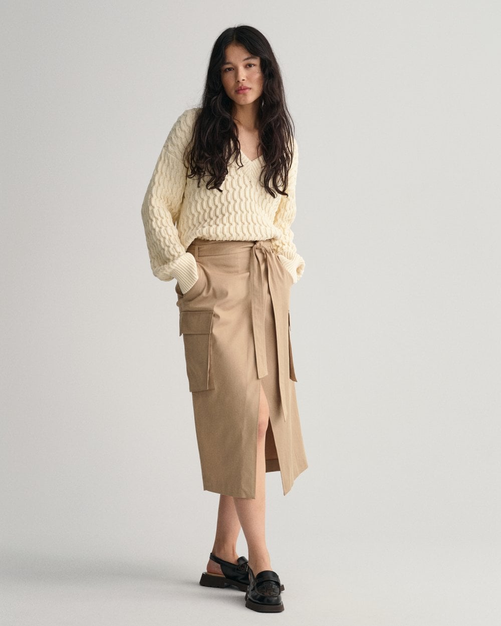 Utility Chino Skirt