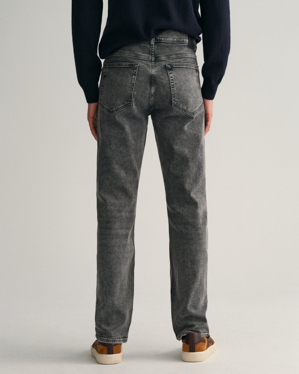 Regular Fit Black Wash Jeans