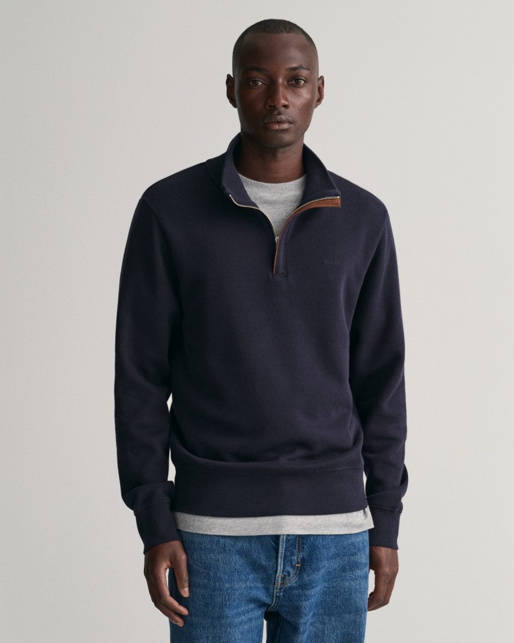 Gant Sacker Rib Half Zip Sweatshirt Gant UAE