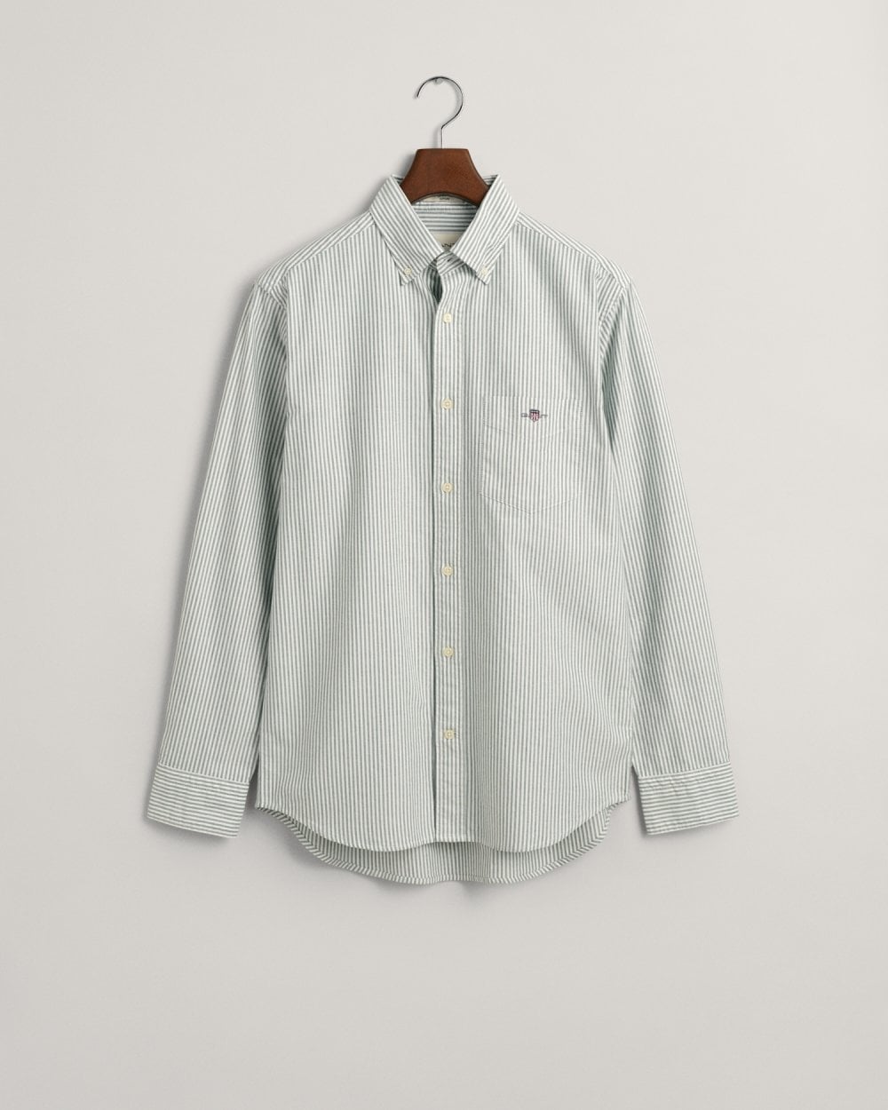 Regular Fit Banker Stripe Oxford Shirt