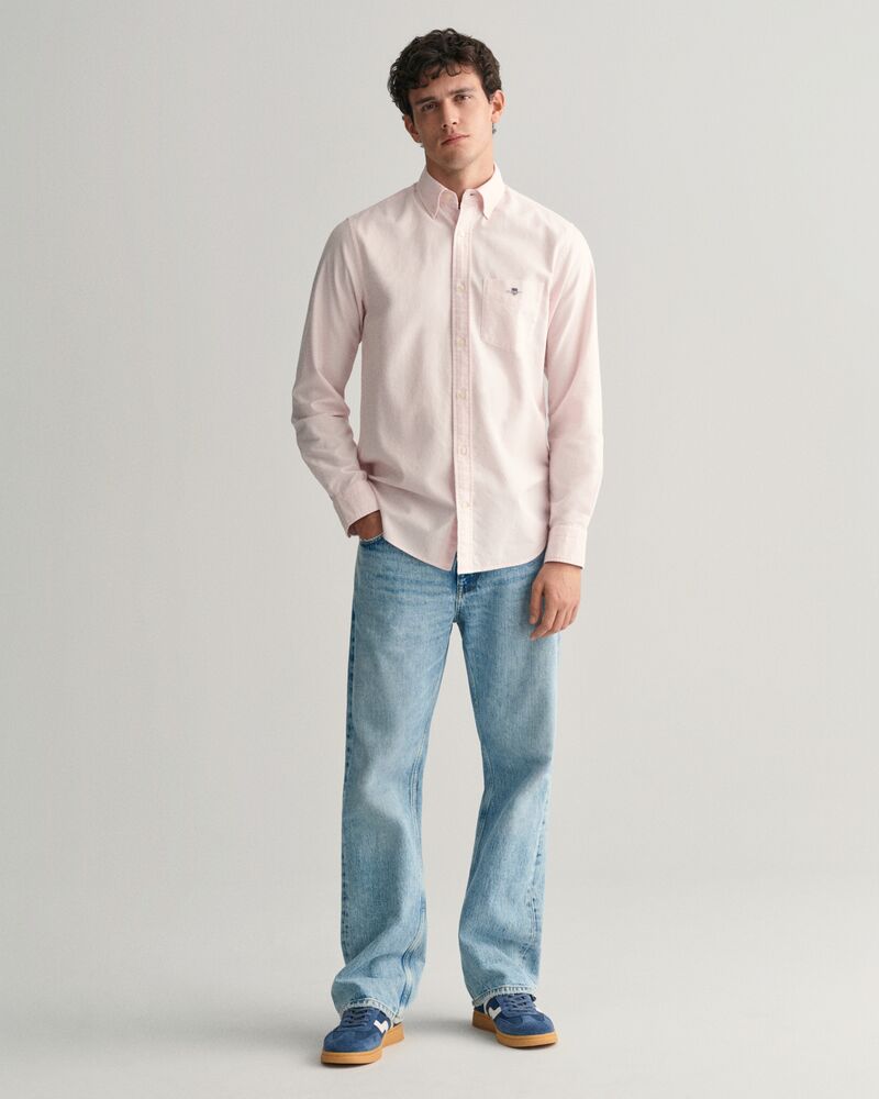 Regular Fit Oxford Shirt S / Light Pink