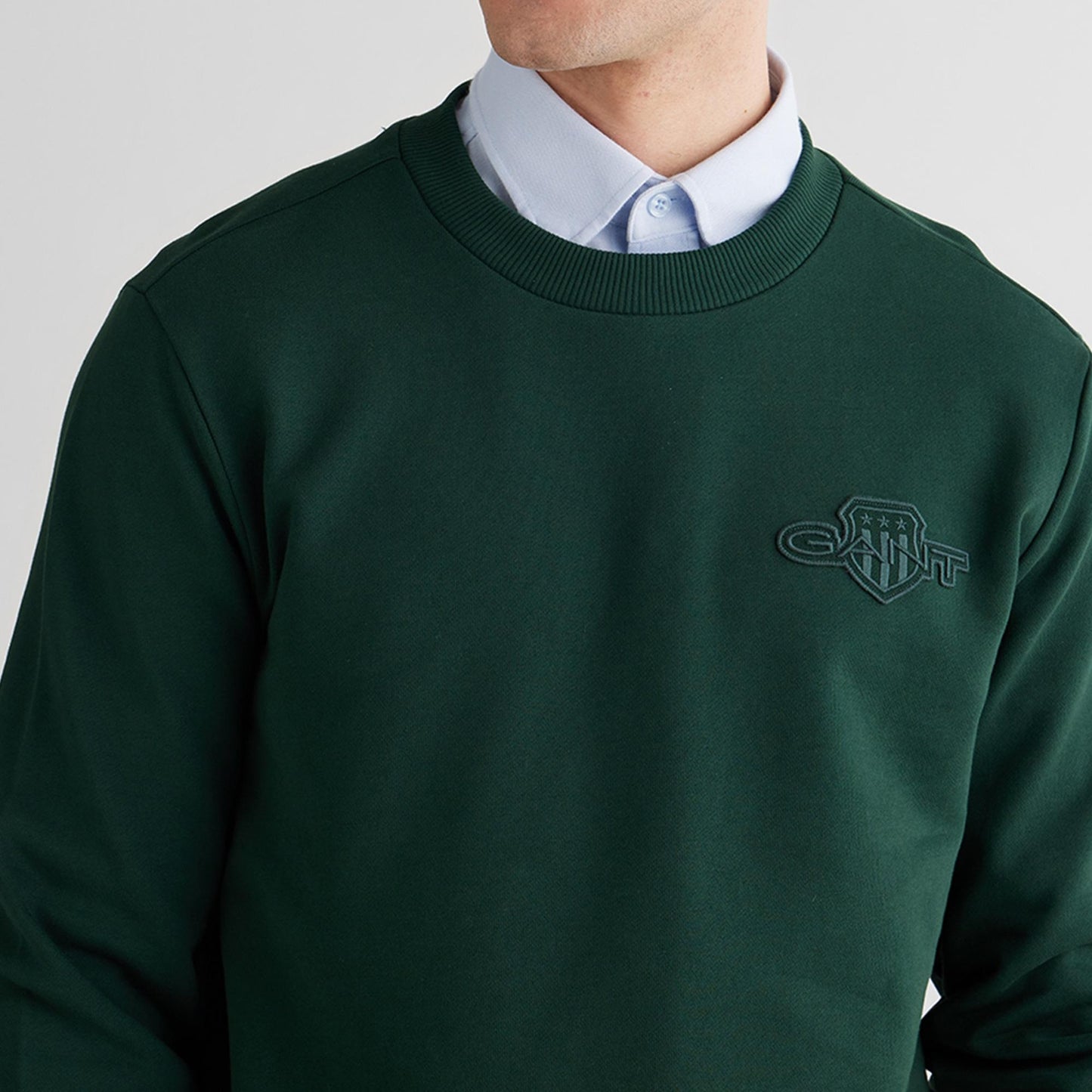 Regular Tonal Shield C-Neck Sweat