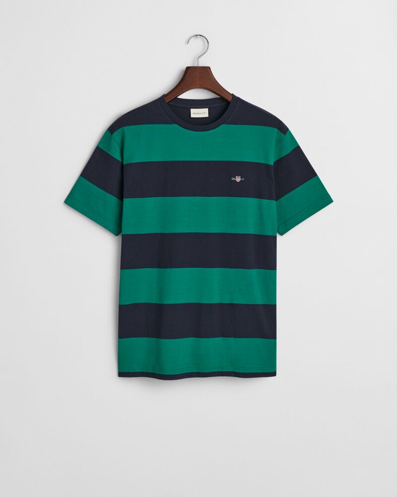 BAR STRIPE SS T-SHIRT Green / S