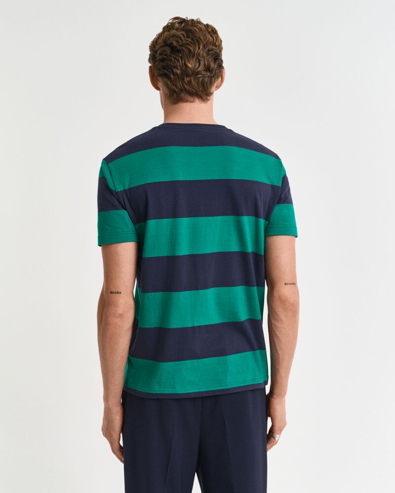 BAR STRIPE SS T-SHIRT Green / S