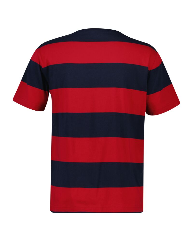 BAR STRIPE SS T-SHIRT Red / S