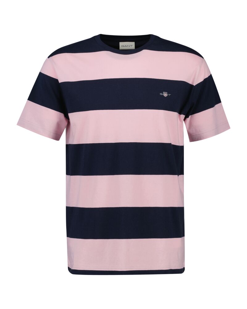 BAR STRIPE SS T-SHIRT Pink / S