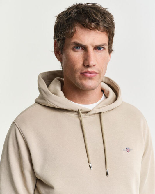 REG SHIELD HOODIE Brown / S