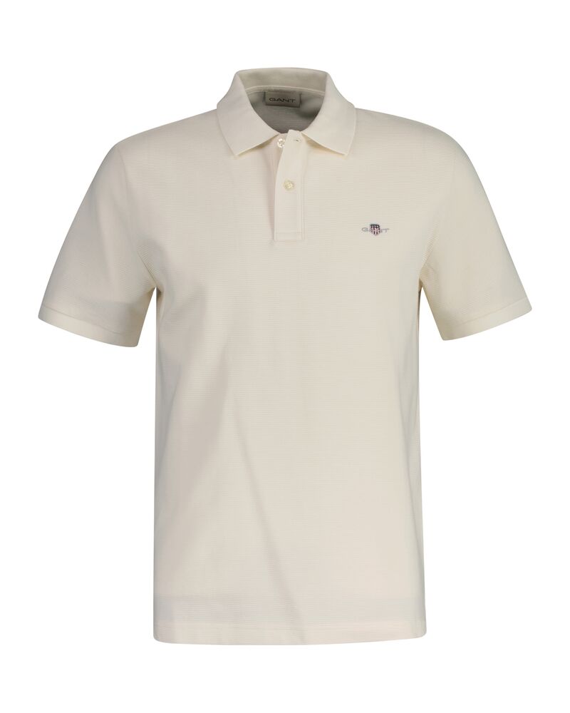 TEXTURED POLO Beige / S