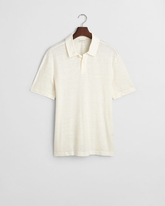 LINEN SS POLO Beige / S