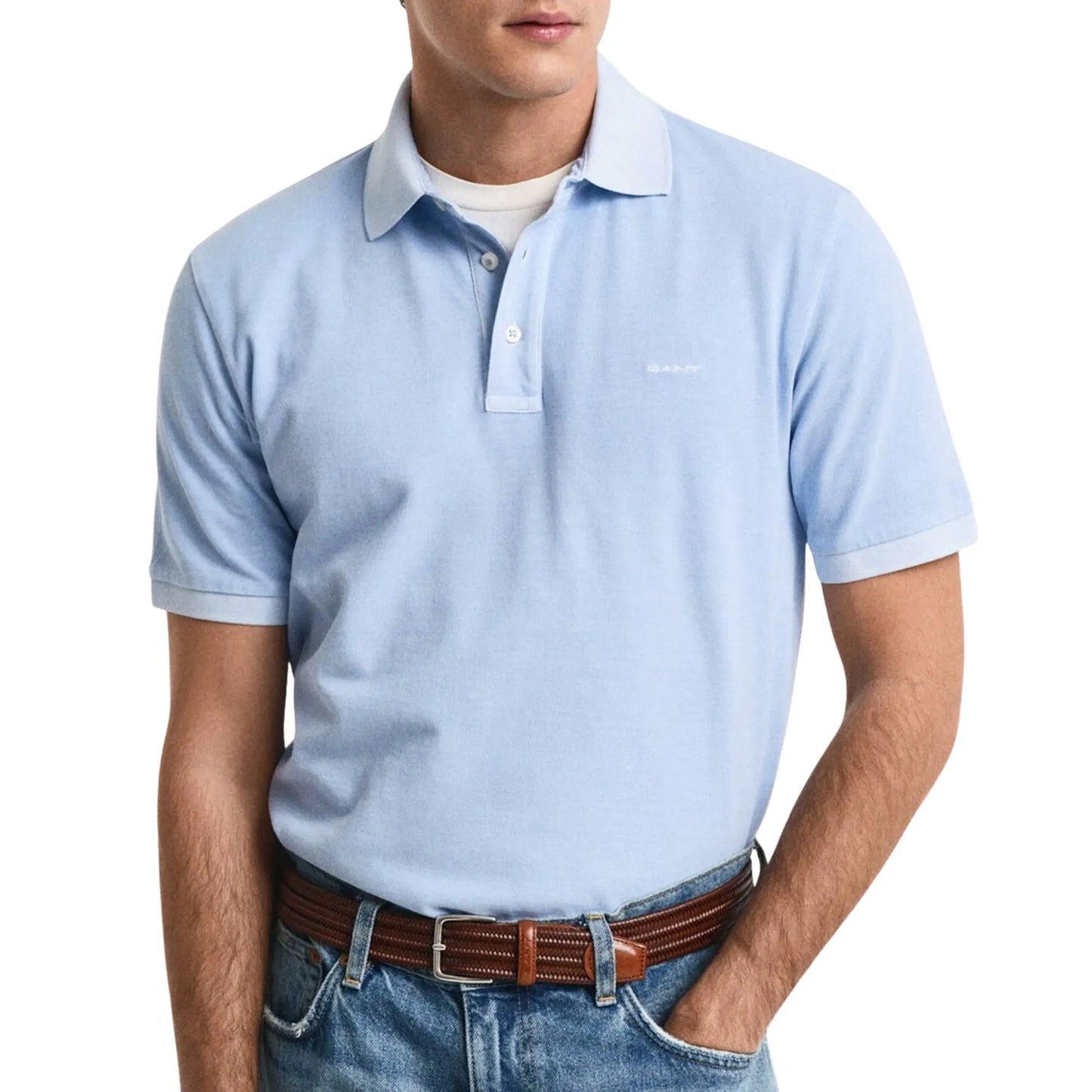 Sunfaded Piqué Polo Shirt