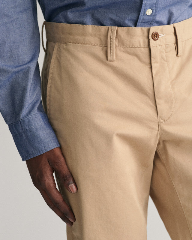 Slim Fit Twill Chinos