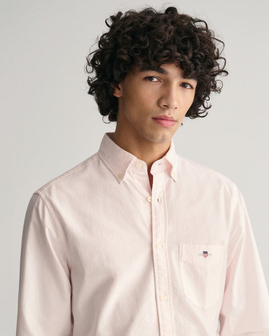 Regular Fit Banker Stripe Classic Oxford Shirt