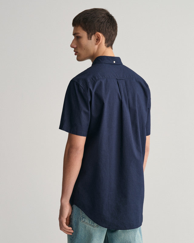 Reg Cotton Linen Ss Shirt