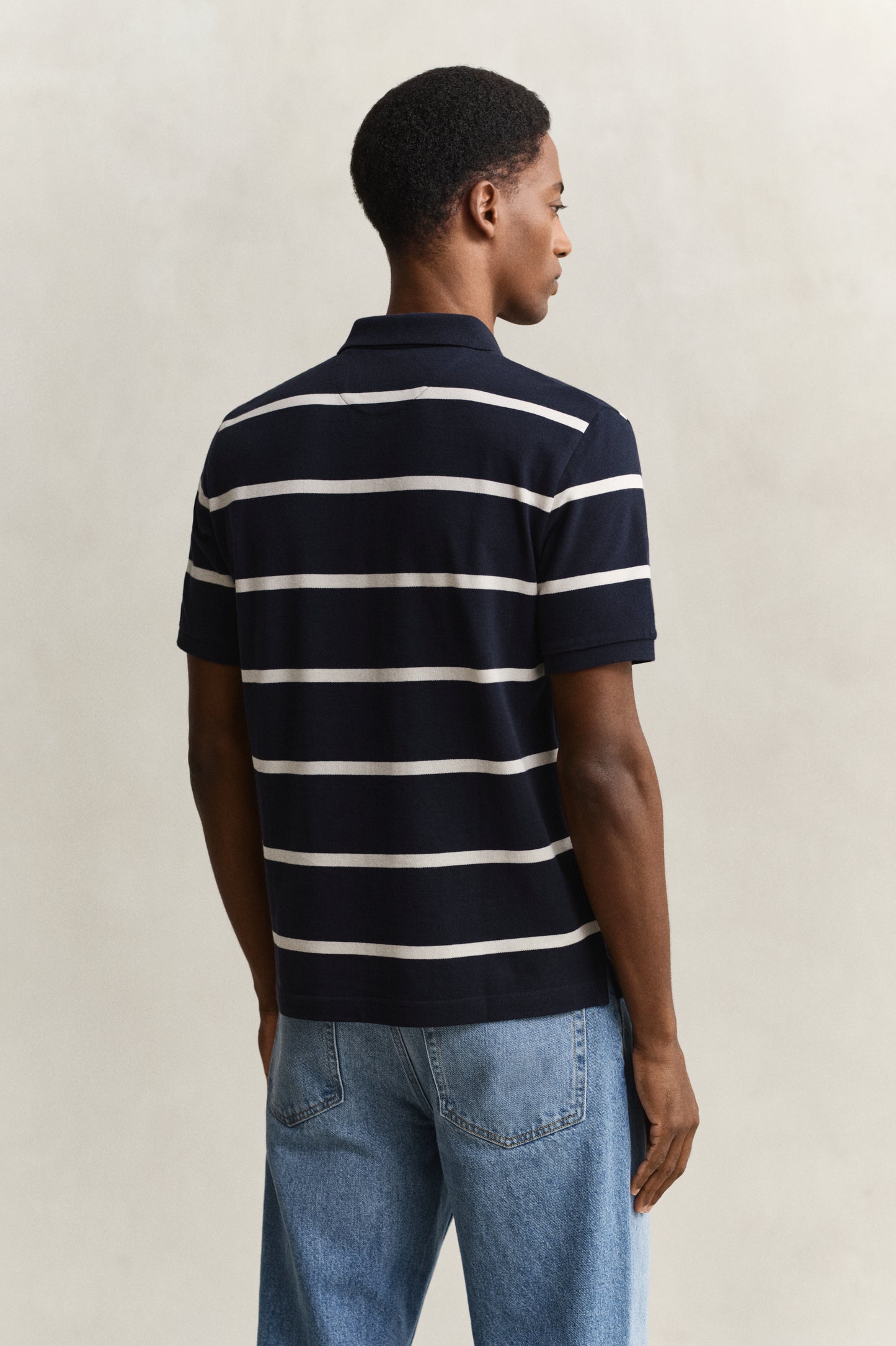 Striped Short Sleeve Polo