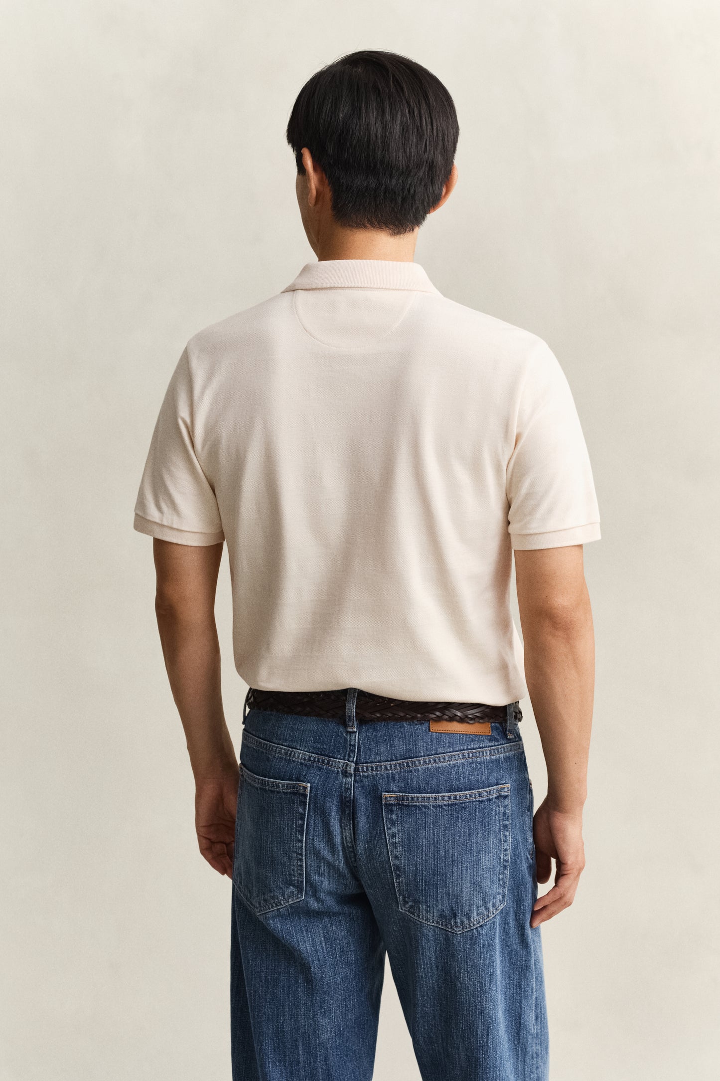 Texture Stripe SS Polo