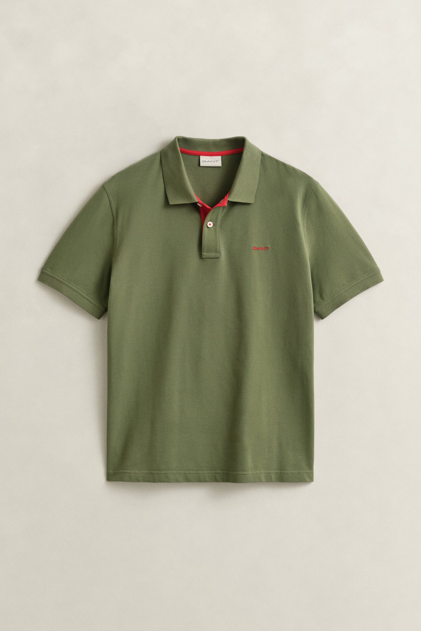 Contrast Piqué Polo Shirt