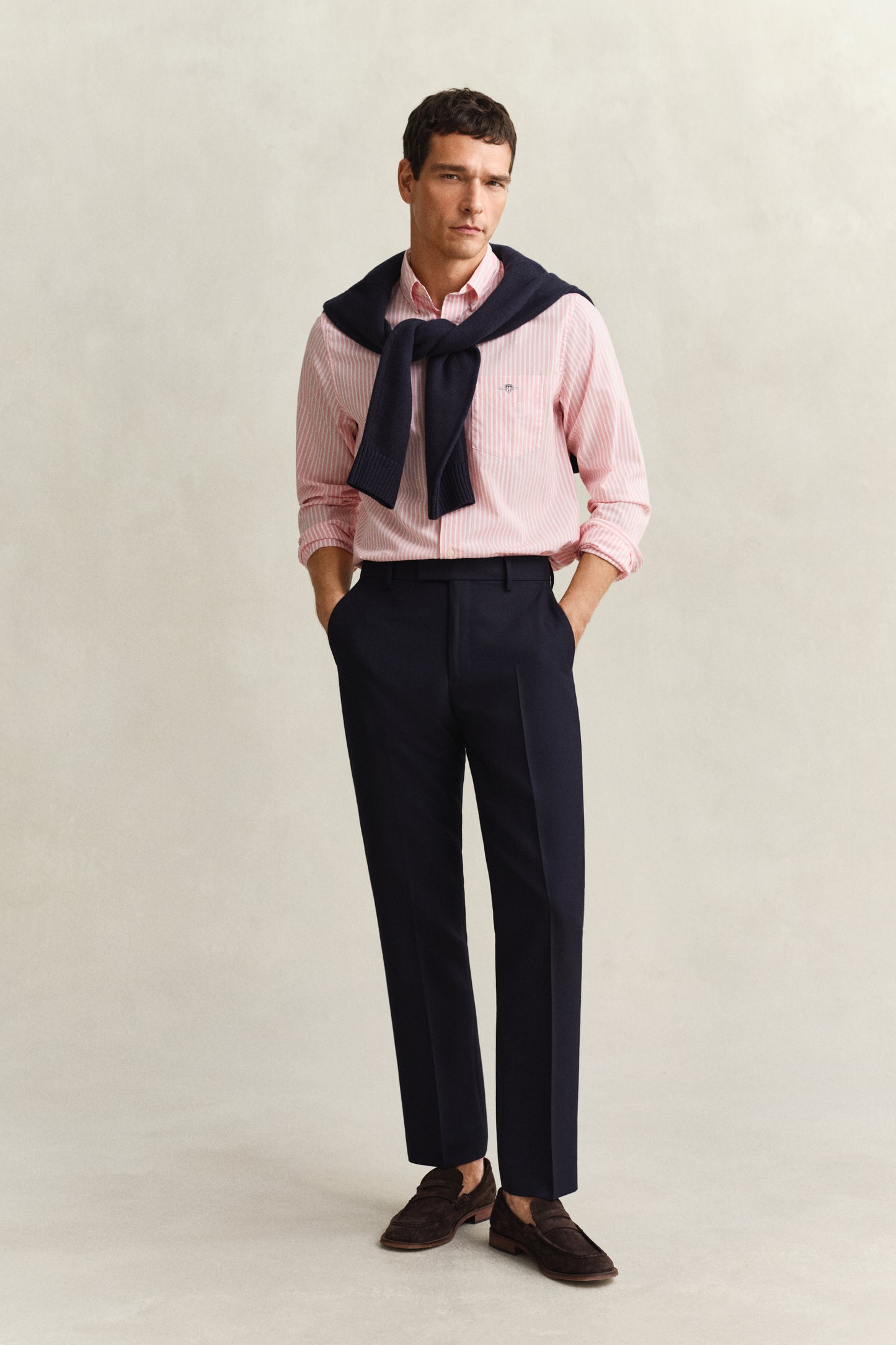 Regular Classic Poplin Stripe Shirt