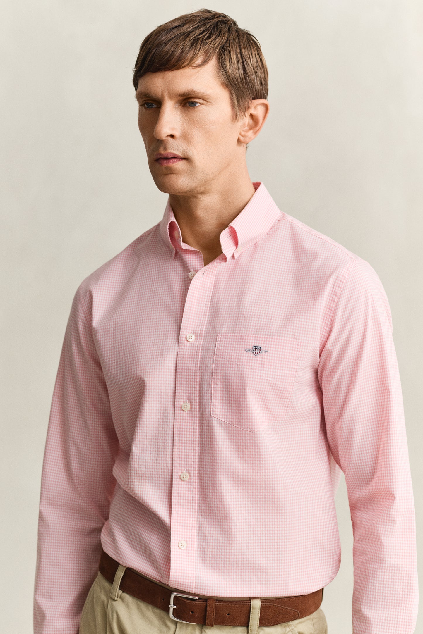 Regular Classic Poplin Gingham Shirt