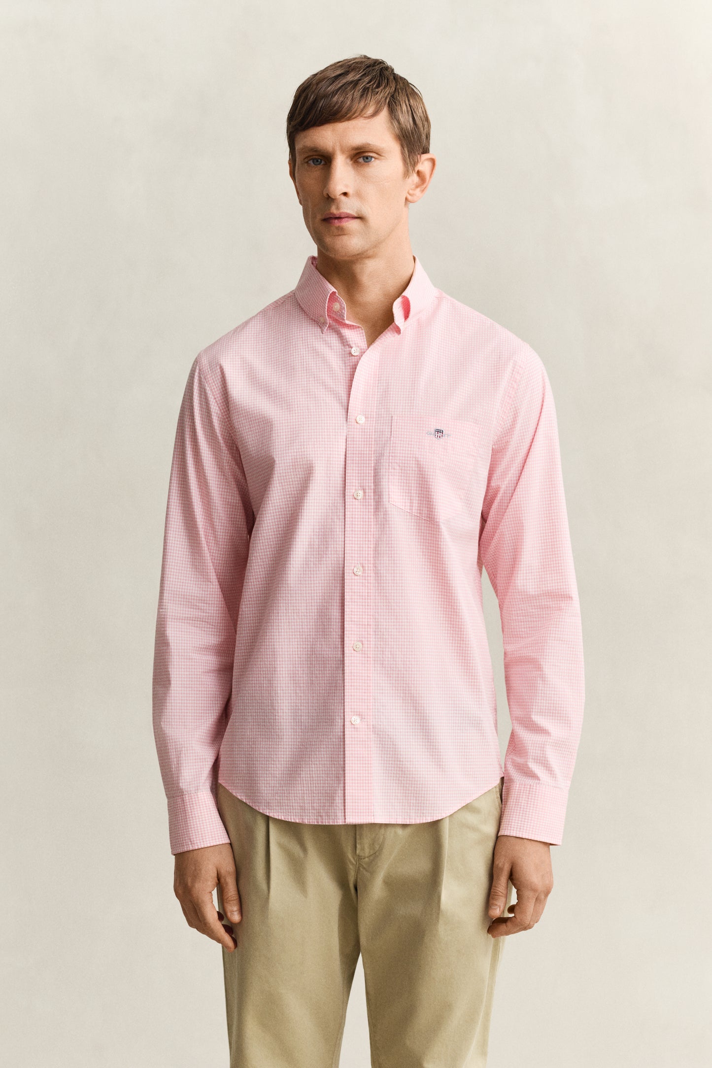 Regular Classic Poplin Gingham Shirt