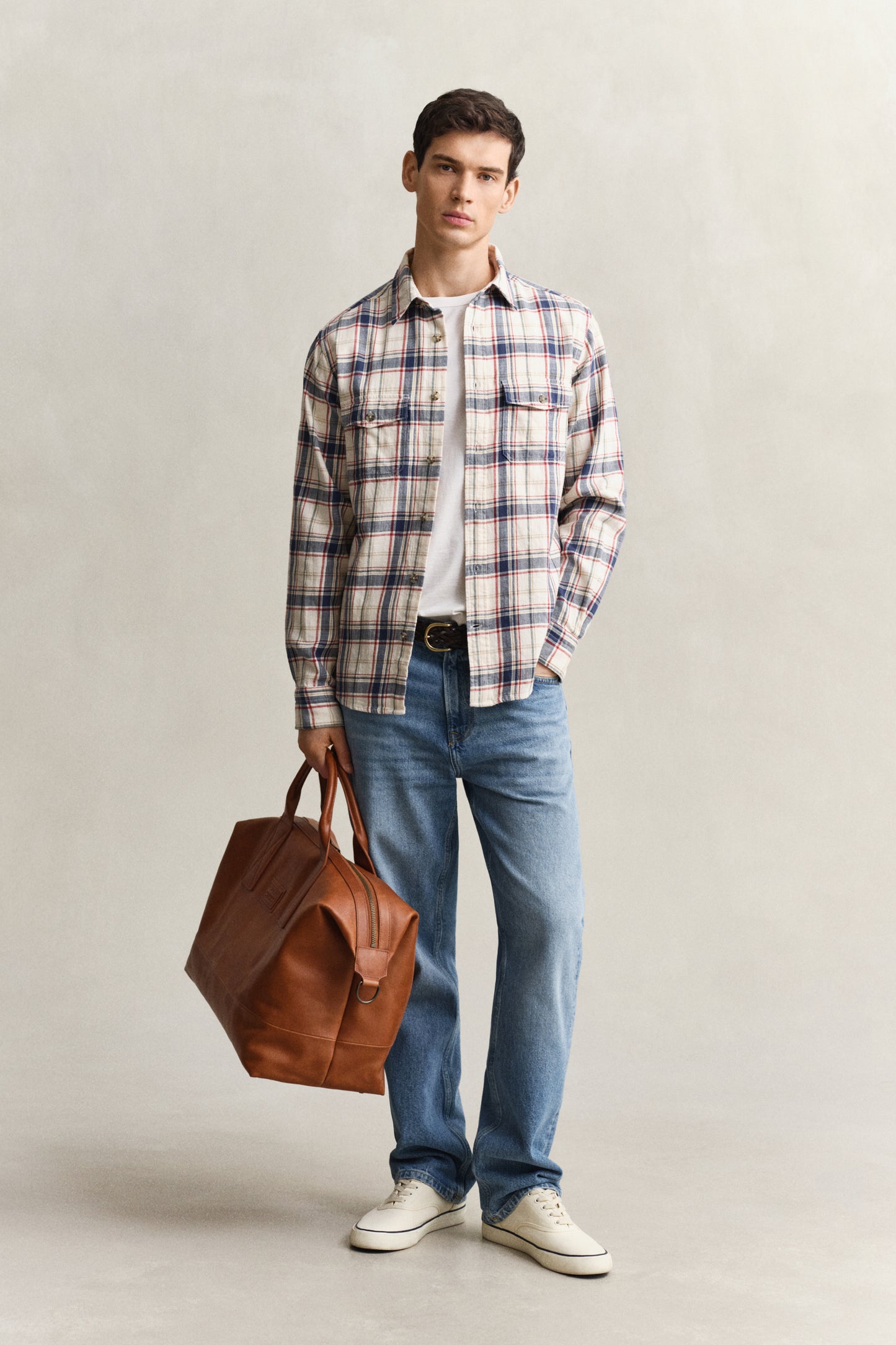 Regular Twill Patch Pocket Shirt
