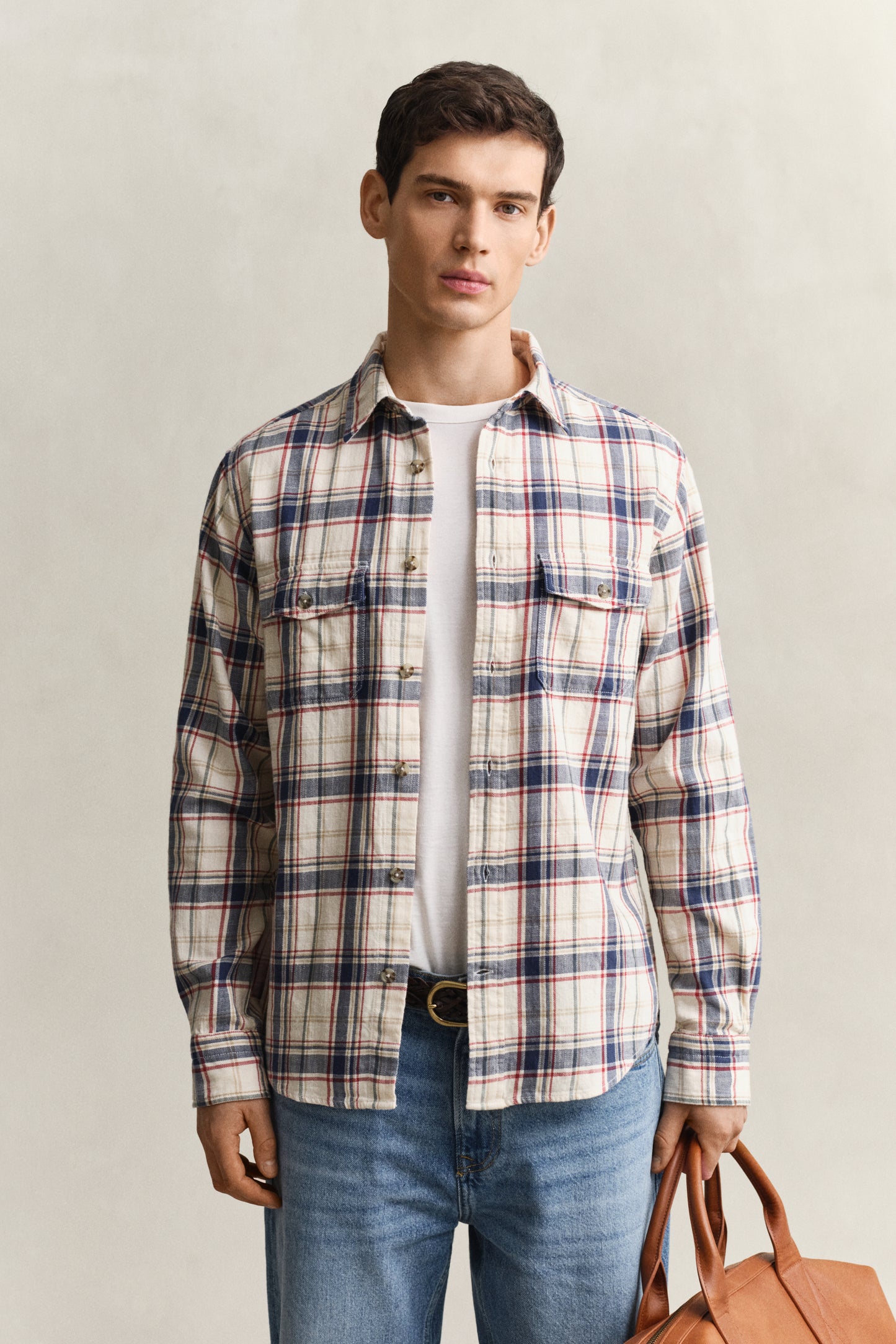 Regular Twill Patch Pocket Shirt