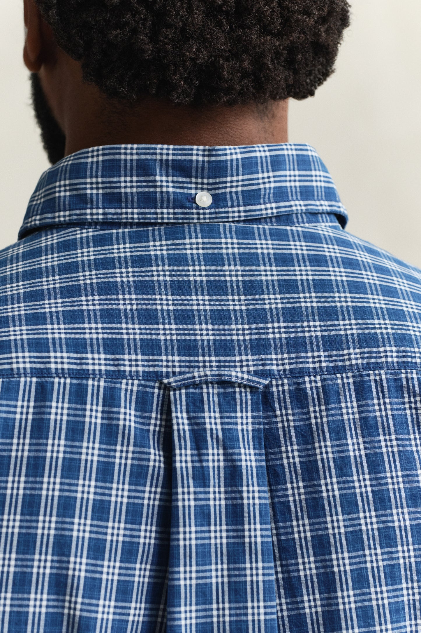 Regular Indigo Check Shirt