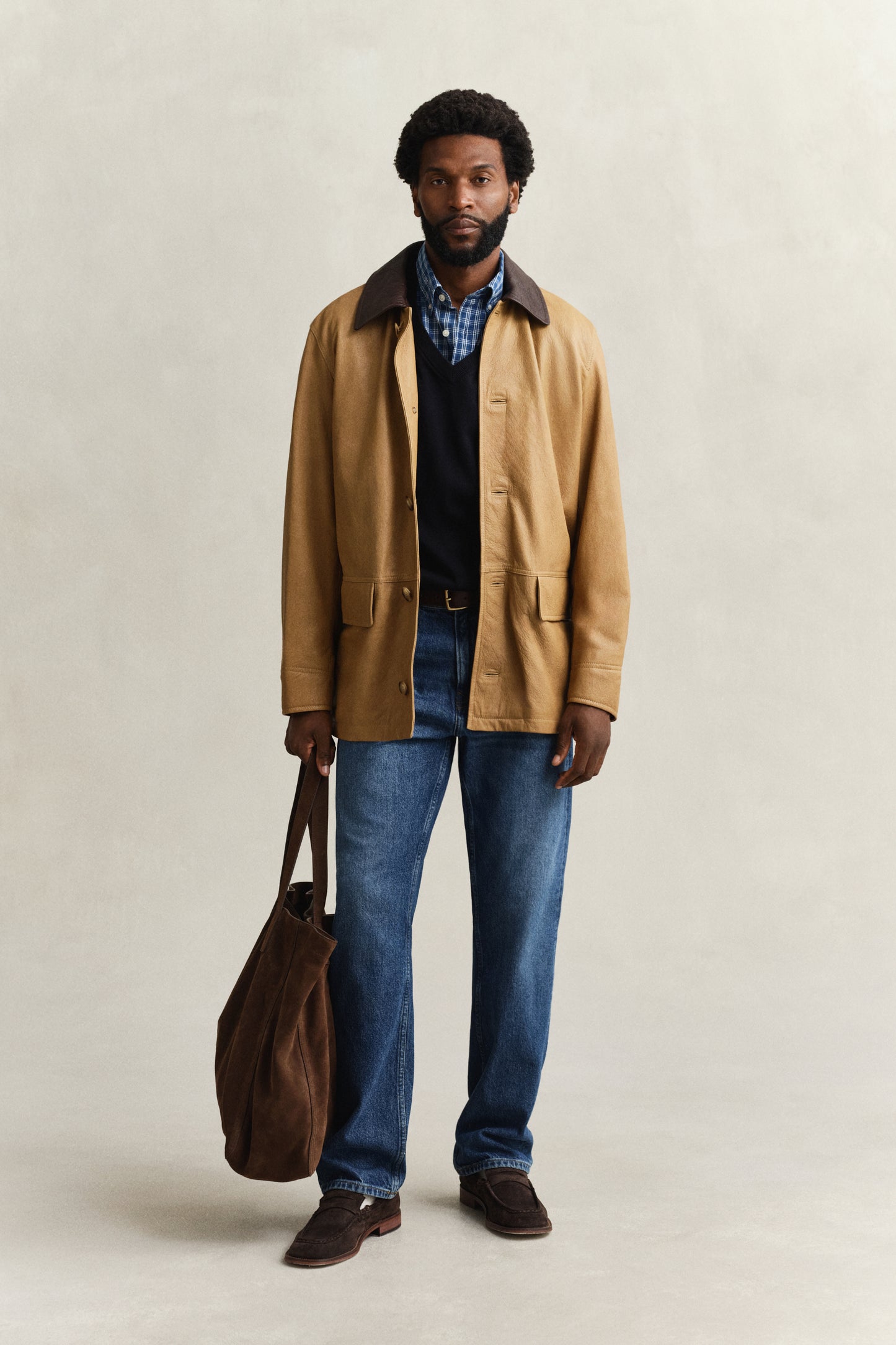 Regular Indigo Check Shirt