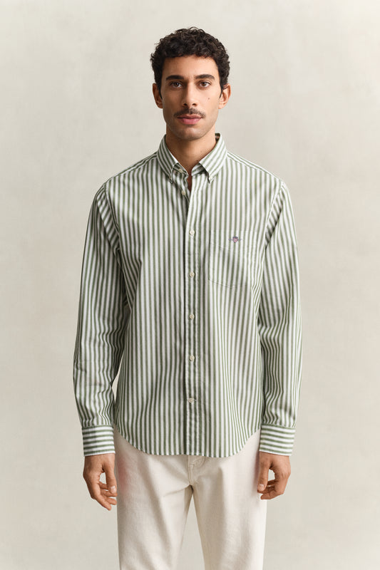 Regular Classic Poplin Stripe Shirt