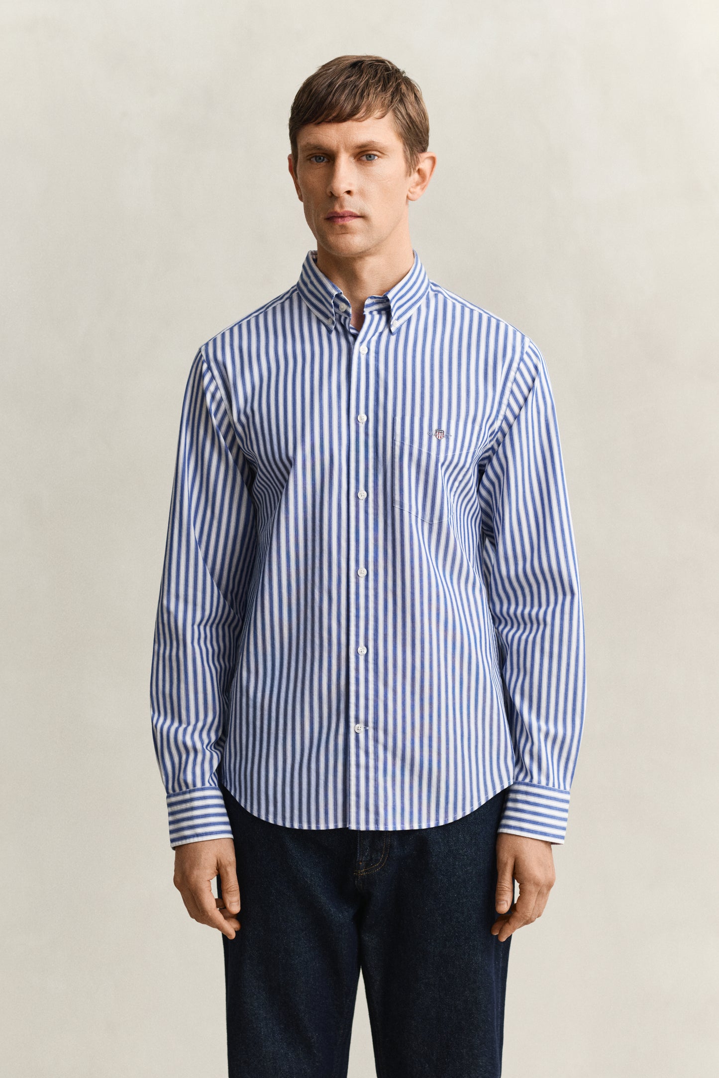 Regular Classic Poplin Stripe Shirt