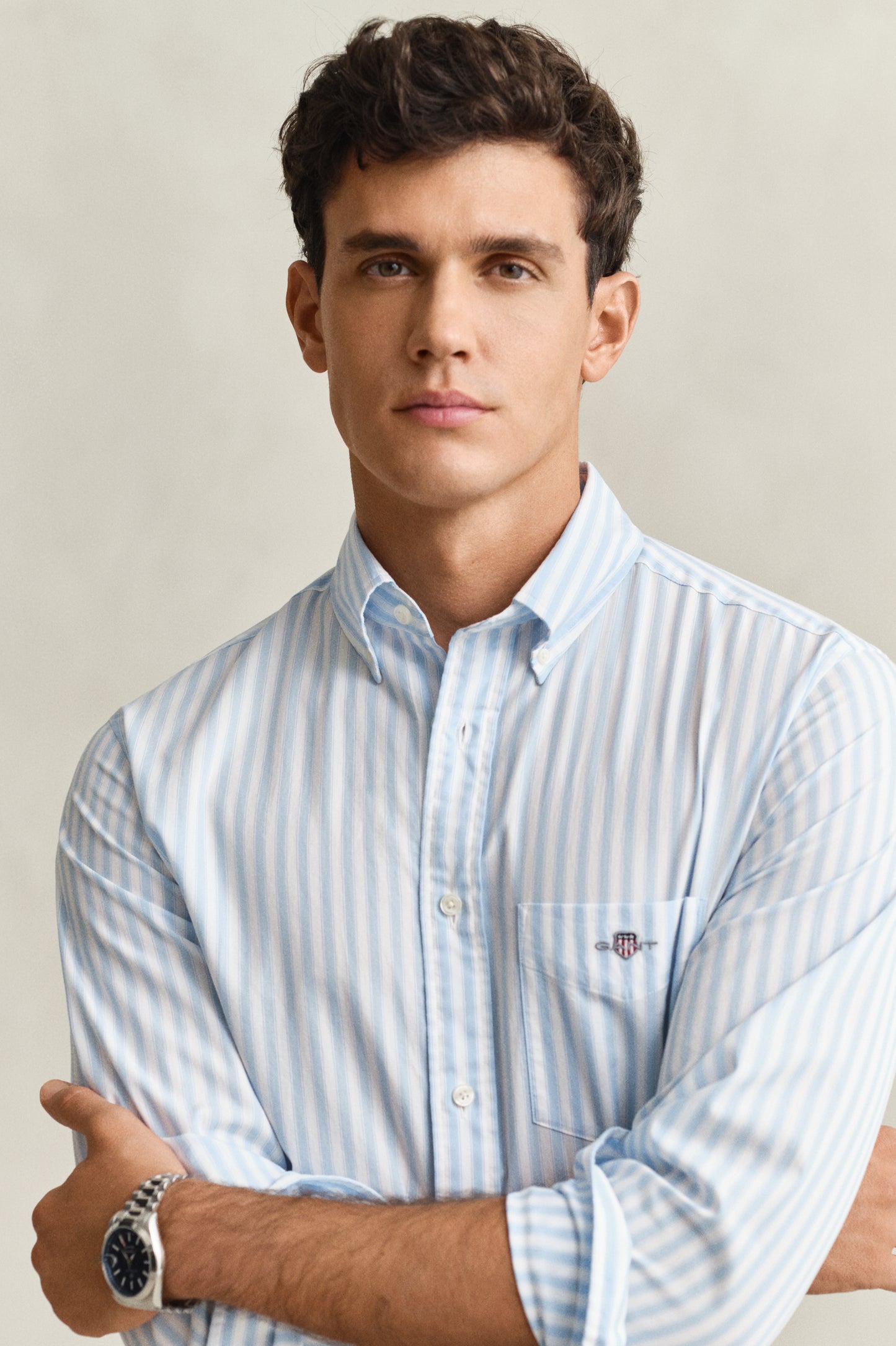 Regular Classic Poplin Stripe Shirt