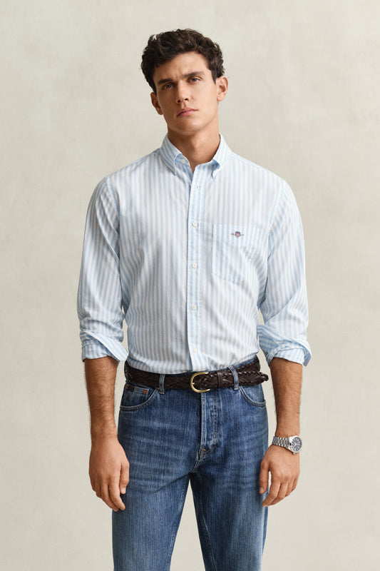 Regular Classic Poplin Stripe Shirt