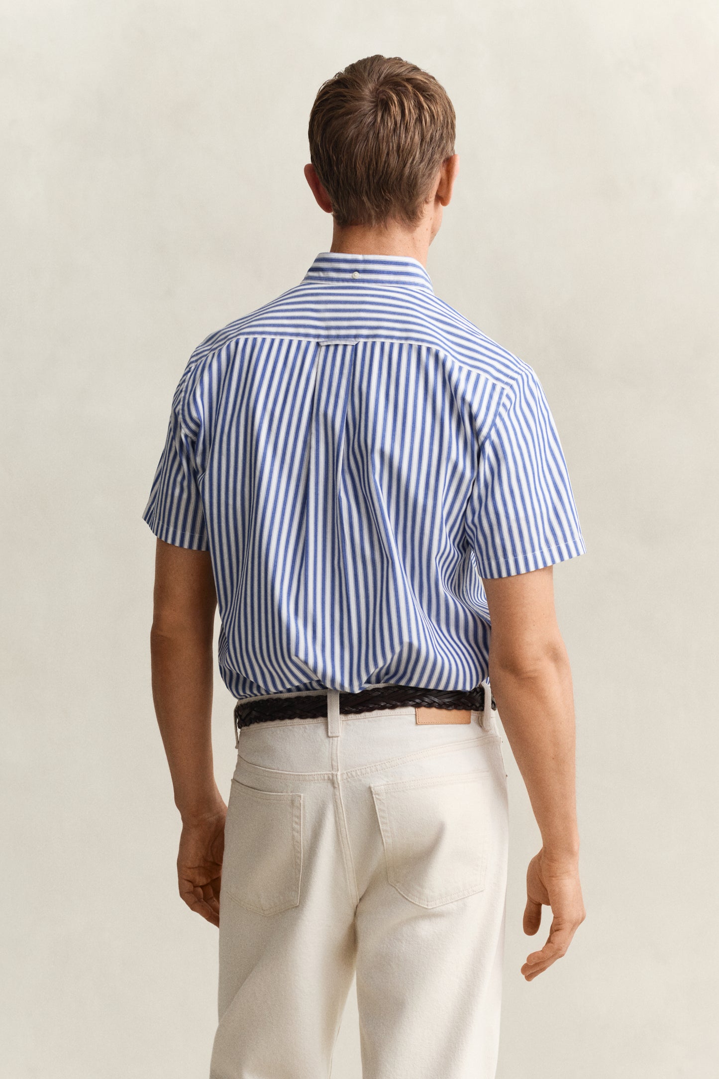Regular Classic Poplin Stripe SS Shirt