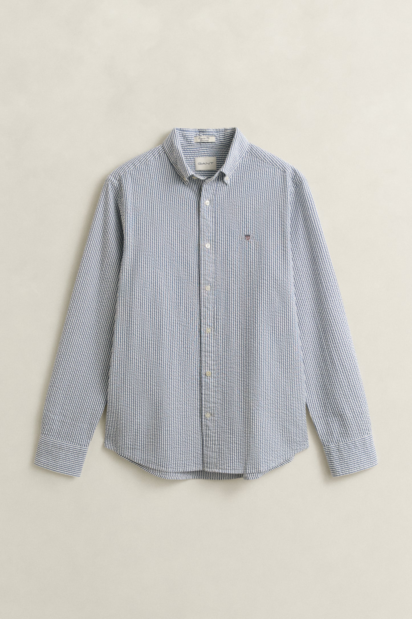 Regular Seersucker Stripe Shirt