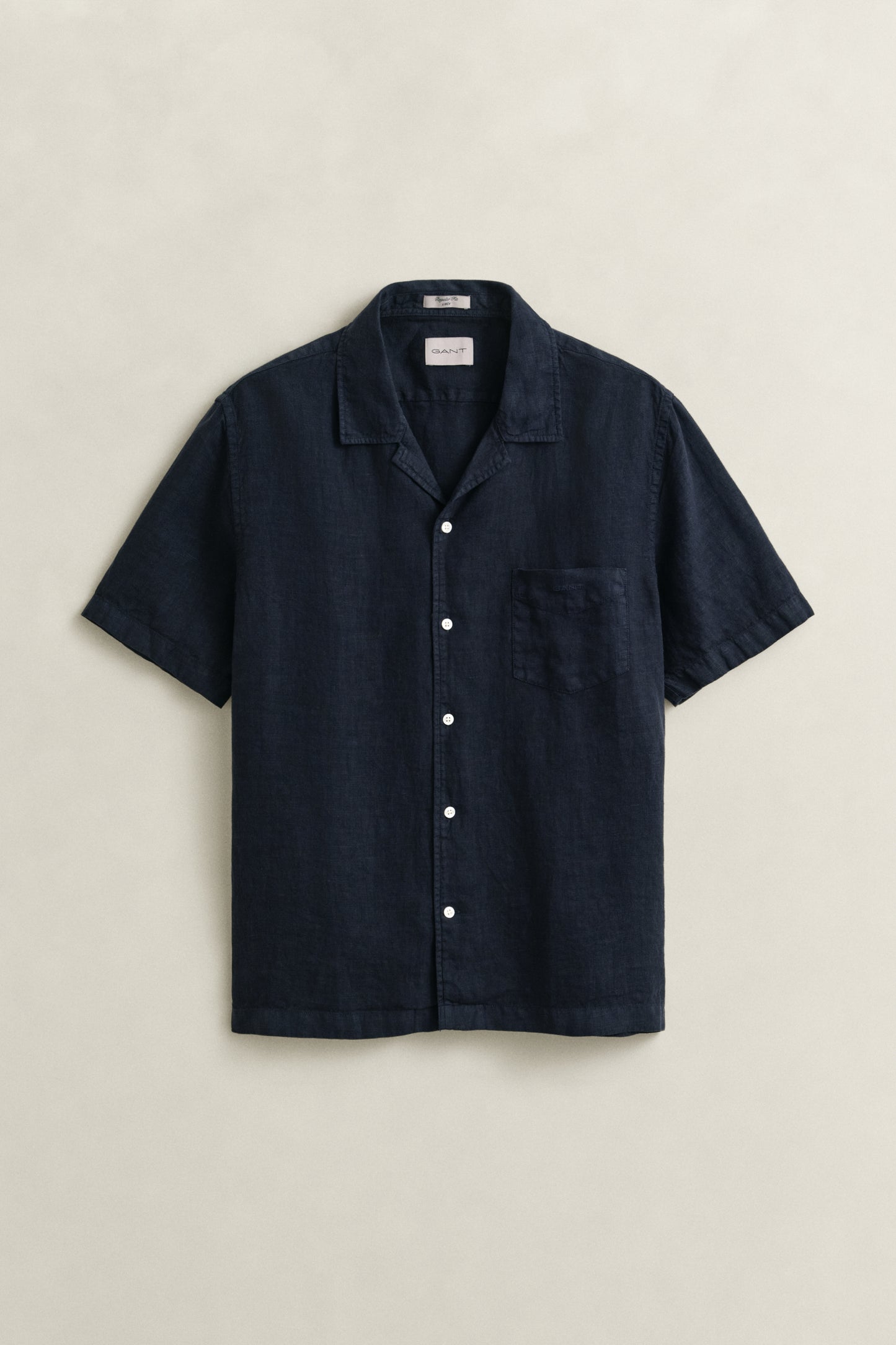 Regular Gmnt Dyed Linen SS Camp Shirt