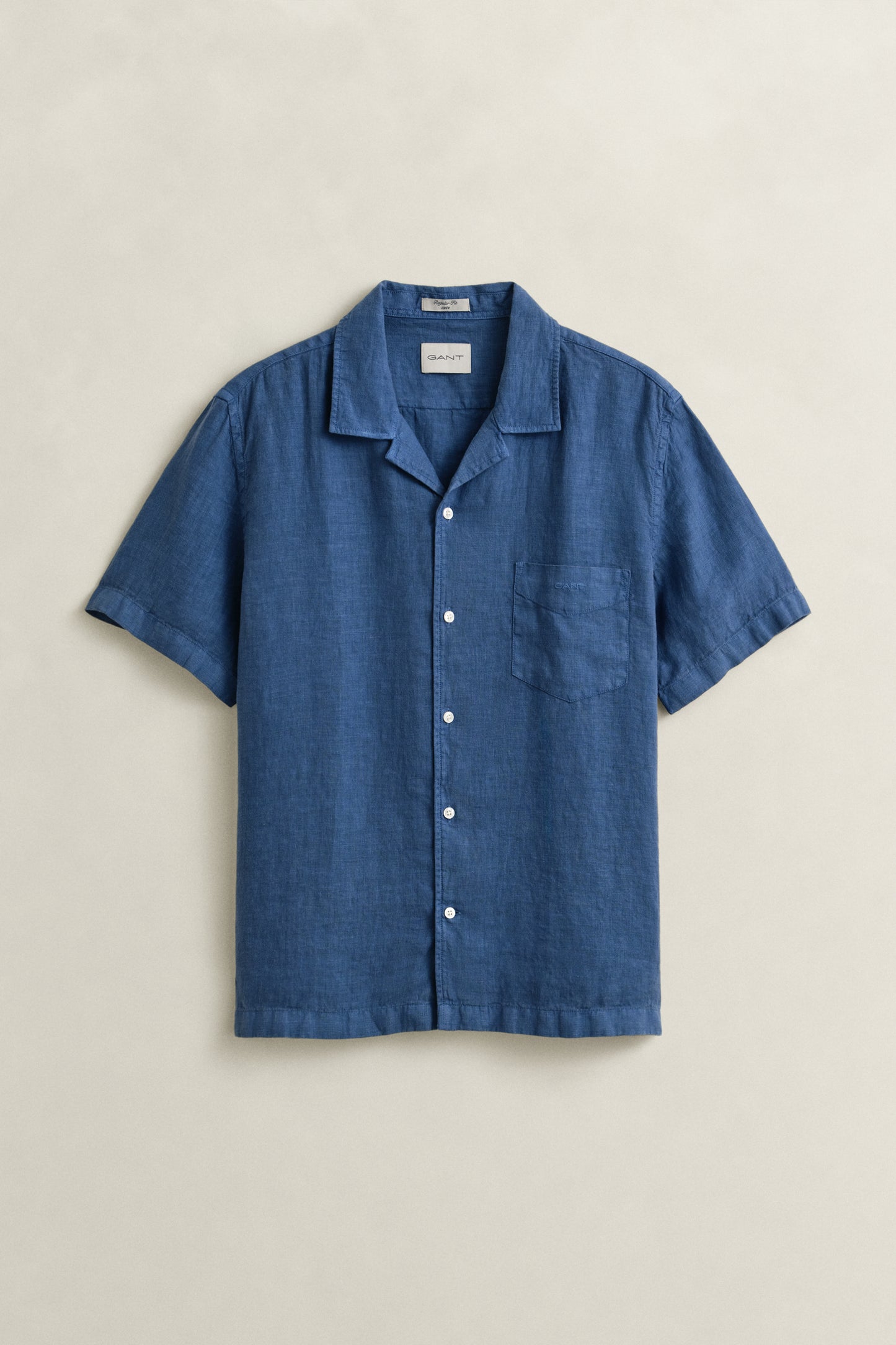 Regular Gmnt Dyed Linen SS Camp Shirt