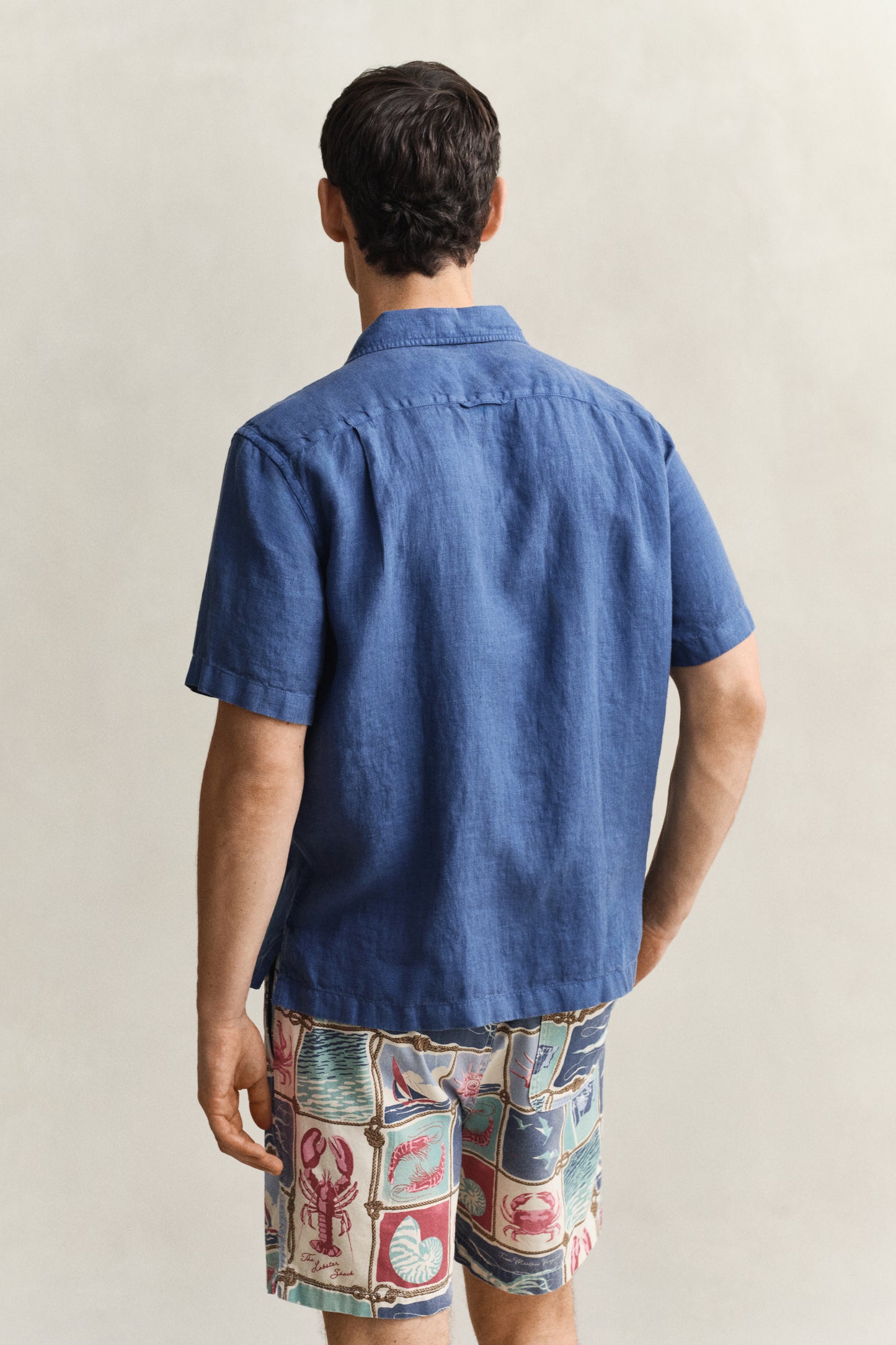 Regular Gmnt Dyed Linen SS Camp Shirt