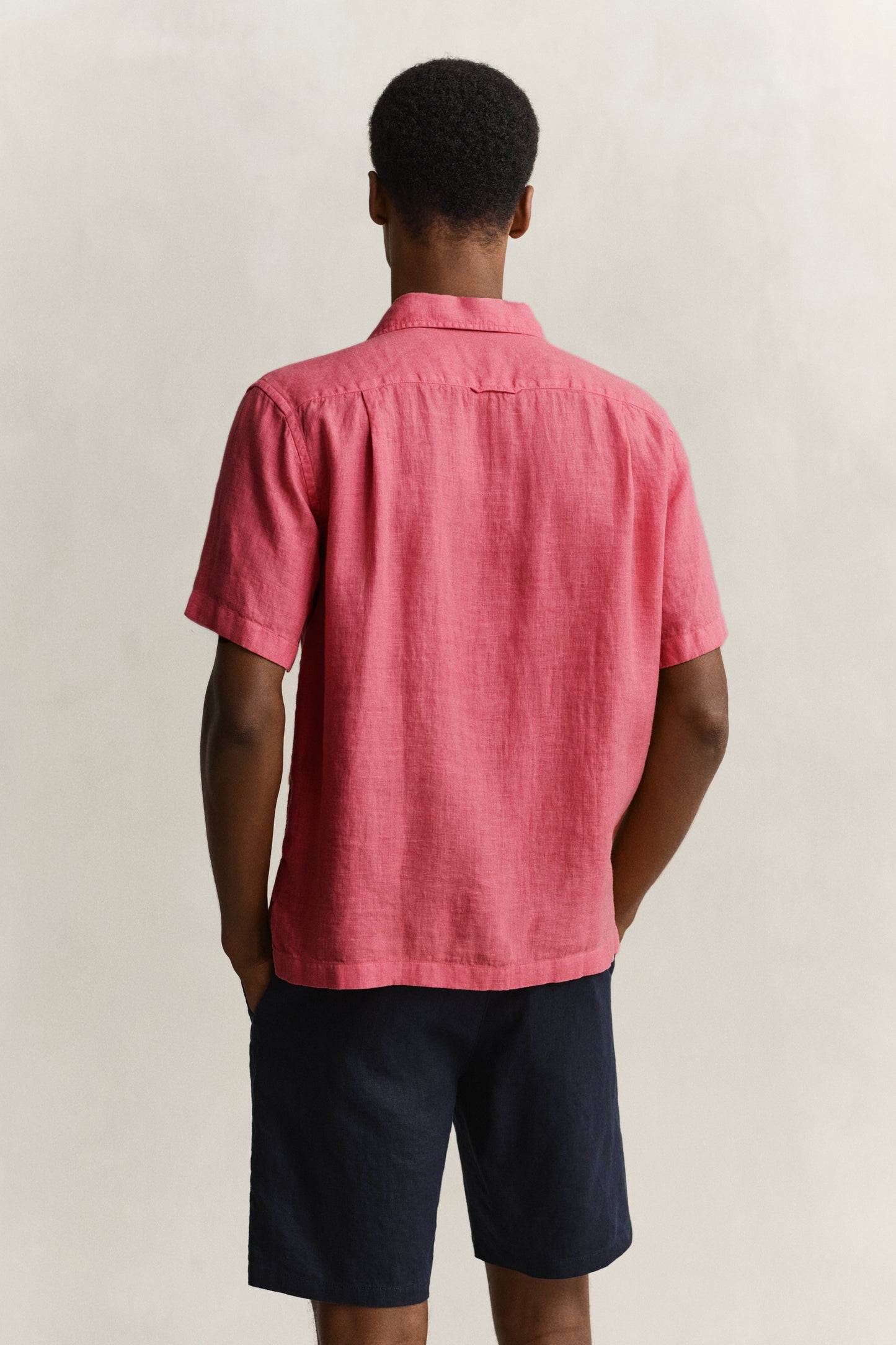 Regular Gmnt Dyed Linen SS Camp Shirt