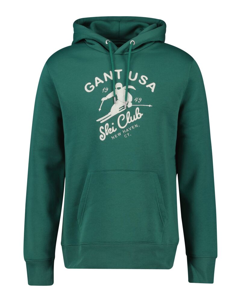 GRAPHIC HOODIE Green / S