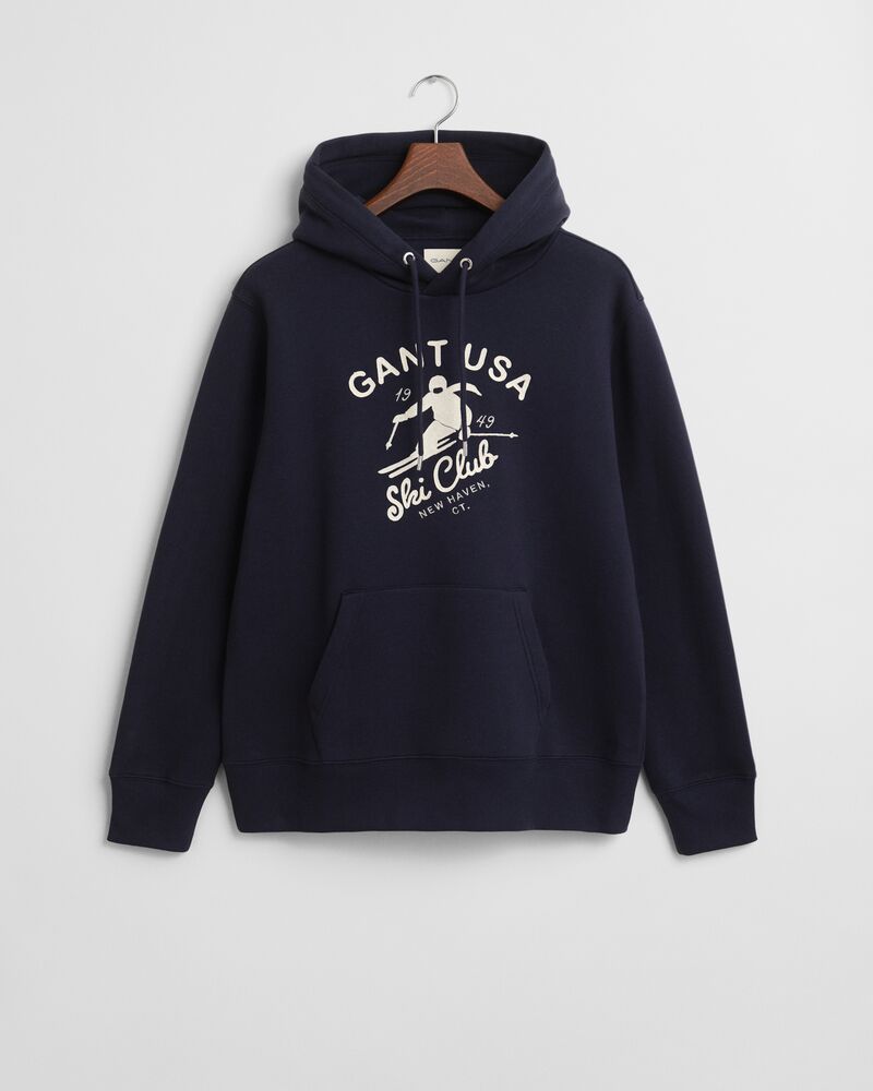 GRAPHIC HOODIE Blue / S