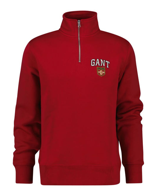 GRAPHIC HALF ZIP Red / S