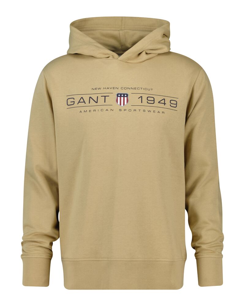 GRAPHIC HOODIE Beige / S