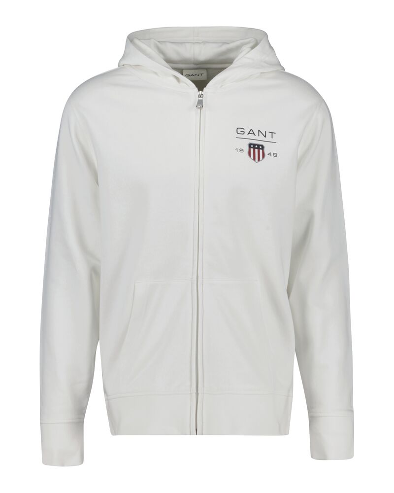 GRAPHIC FULLZIP HOODIE White / S