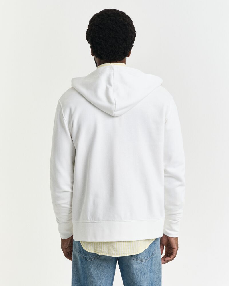 GRAPHIC FULLZIP HOODIE White / S