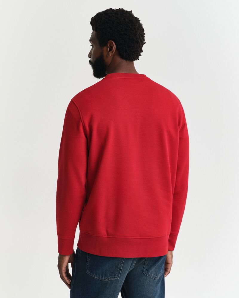 GRAPHIC C-NECK SWEAT Red / S